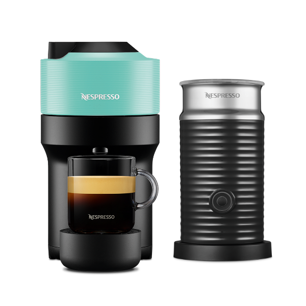 Cafeteira Expresso Nespresso Vertuo Pop & Aeroccino Verde 220v - A3kgcv2braqne