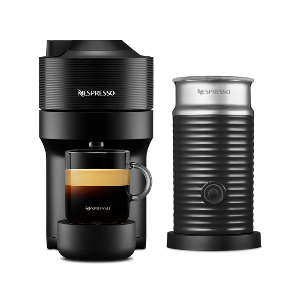 Cafeteira Expresso Nespresso Vertuo Pop & Aeroccino Preto 220v - A3kgdv2br3bkne