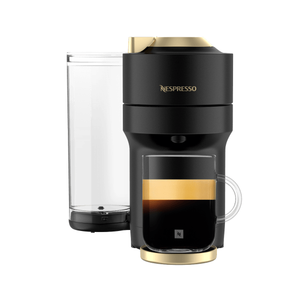 Cafeteira Expresso Nespresso Vertuo Pop Preto e Dourado 110v - Gcv6-br3-mb-ne