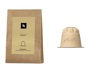 Capsule café à base de papier compostable
