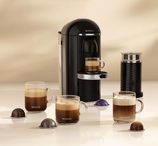 Máquina de Café Nespresso Vertuo Pop Compacta Negra - Home Sentry