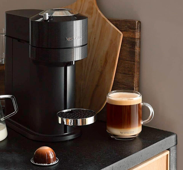 Cafetera de cápsulas Nespresso De'Longhi Vertuo Next ENV120.BW