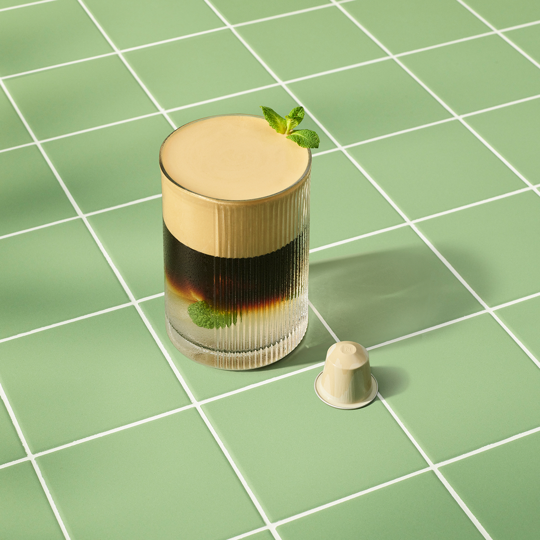 Iced Coconut Vanilla Mint Mocktail