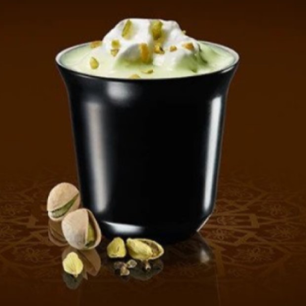 Café Semifrío Con Pistacho