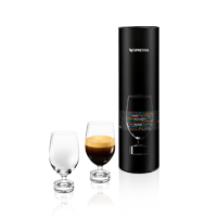 Reveal Lungo Coffee Glass and packaging