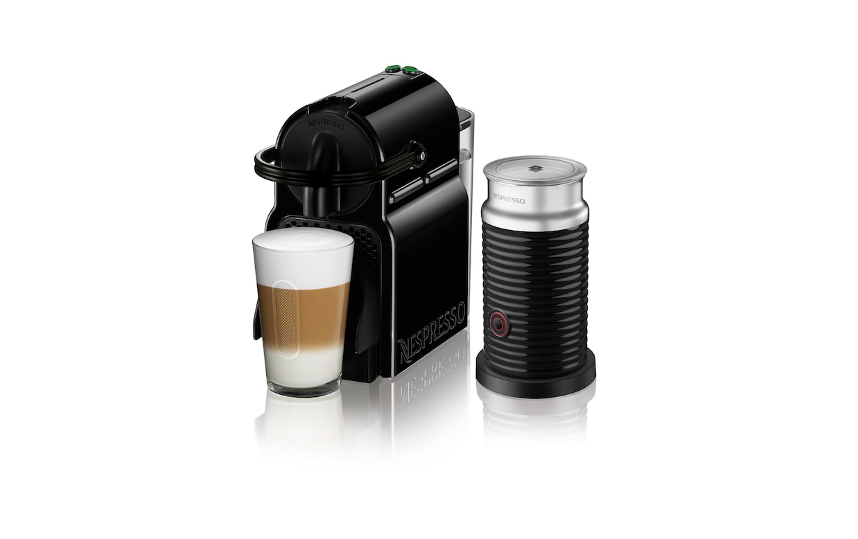 Nespresso Inissia C40 in Red and Aeroccino Plus – Whole Latte Love