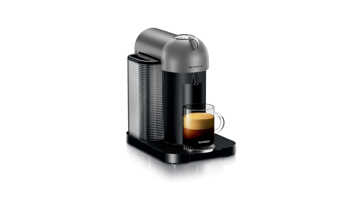 Cafetera de cápsulas  Nespresso De'Longhi Vertuo Plus ENV150.R, 15 bar,  1.2 l, 1260 W, Rojo