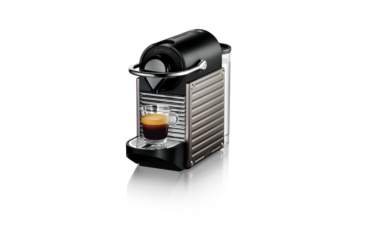KRUPS NESPRESSO by KRUPS Pixie XN304T40 Coffee Machine - Titanium XN304T40