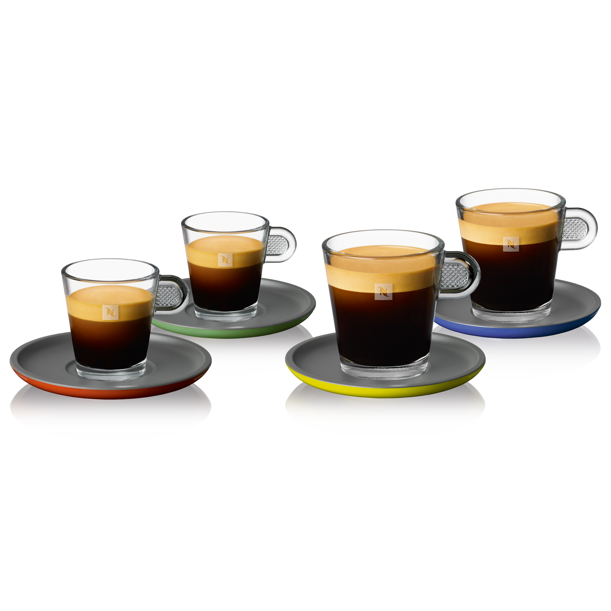 Espresso and lungo coffee cups By vectortatu