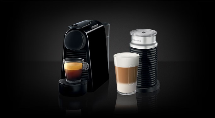 Essenza Mini D Black & Aeroccino | Coffee Machines | Nespresso Canada