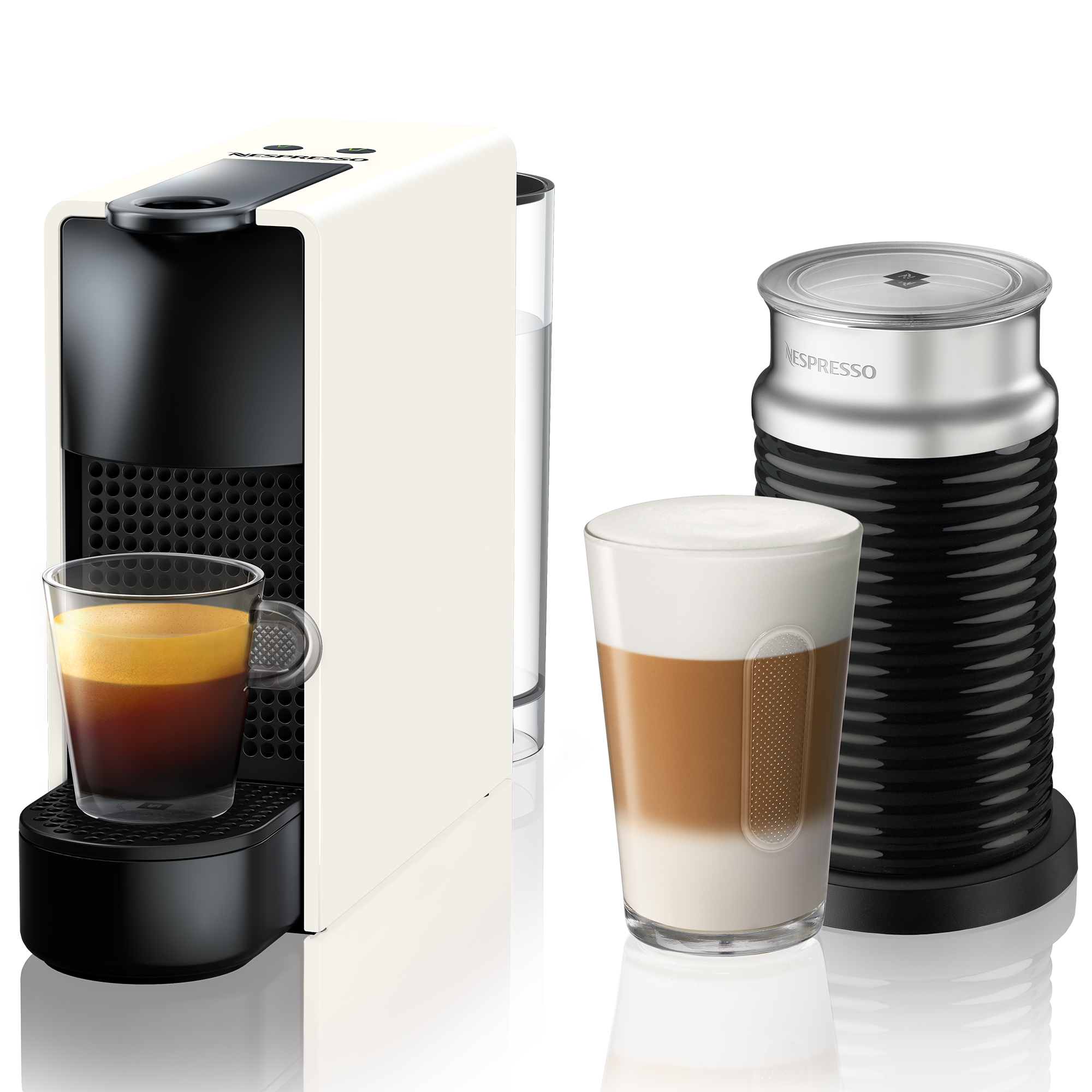 De'Longhi Nespresso Essenza Mini Espresso Machine & Aeroccino Bundle, Ruby Red