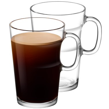 brown glass mug