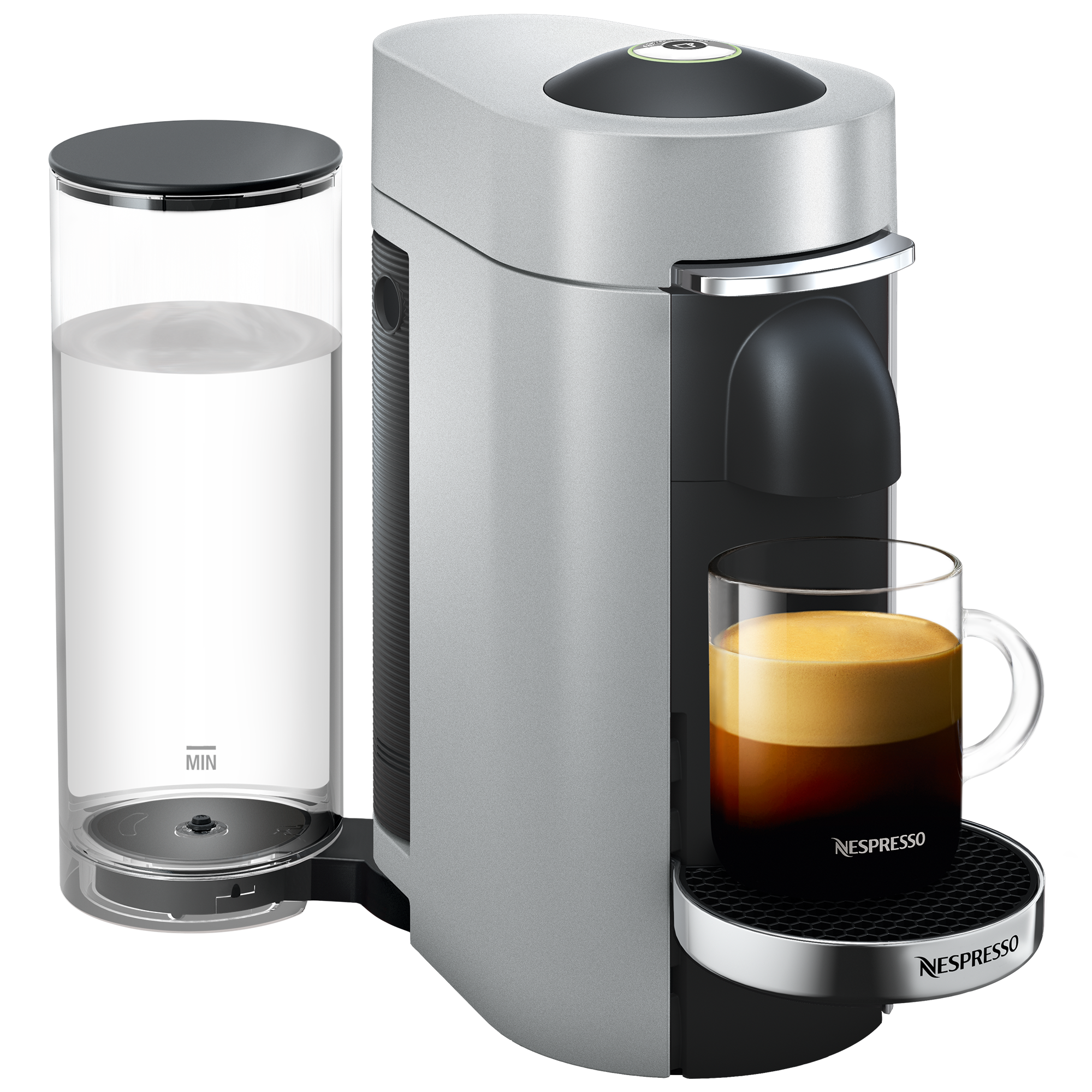 Nespresso Vertuo Coffee and Espresso Machine by De'Longhi with Aeroccino,  Titan 