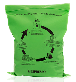Nespresso Recycling Bag, Recycling