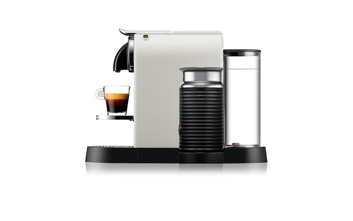 Machine à café Nespresso CitiZ D113 / Blanc + 30 Capsules