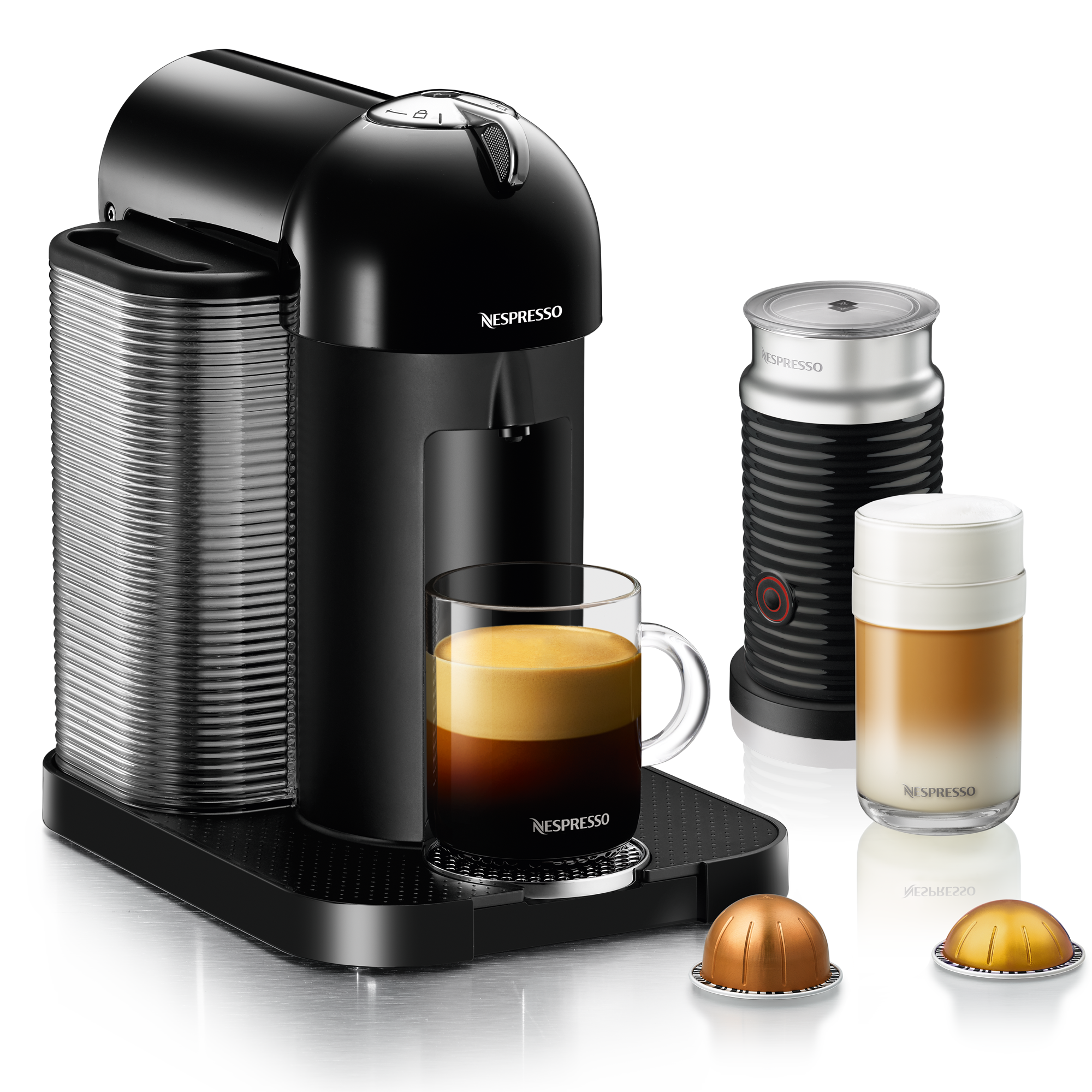 vertaling teksten Paragraaf Vertuo Chrome & Milk Frother Bundle | Vertuo Coffee Machine | Nespresso USA