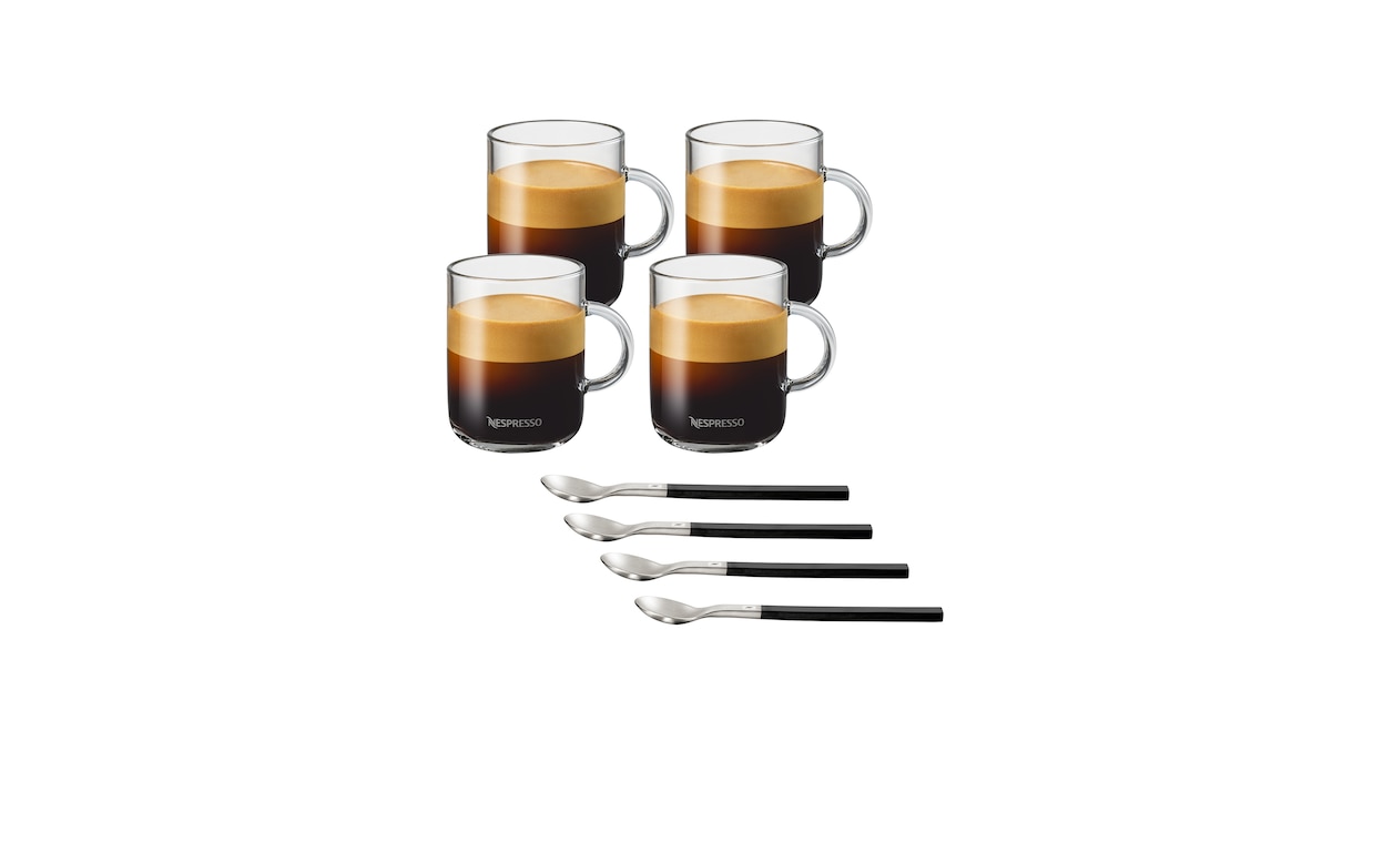 Coffee/tea/teach Color Changing Vertuo Gran Lungo Nespresso Glass Mug 