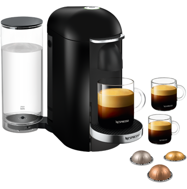 Round Head VertuoPlus Deluxe Black | Coffee Machine | Vertuo ...