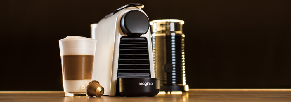 Nespresso Essenza Mini Espresso Machine by Breville with Aeroccino