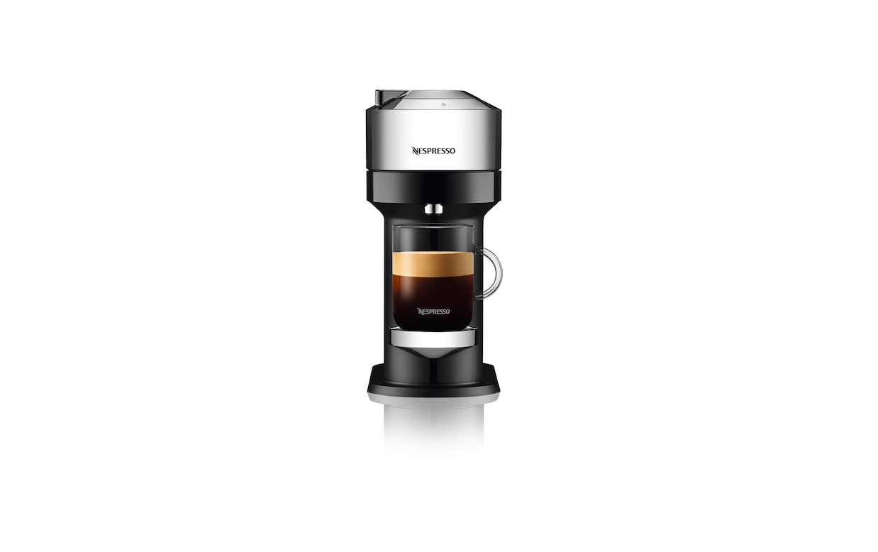 Machine à café et espresso à capsule Nespresso® Vertuo Next Deluxe par  De'longhi- Chrome pur