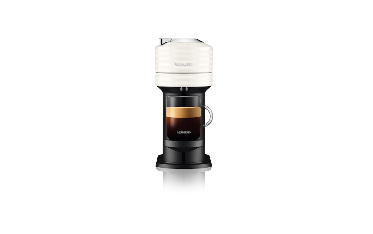 Nespresso ENV120WAE Vertuo Next Coffee and Espresso Maker, Machine +  Aeroccino, White 