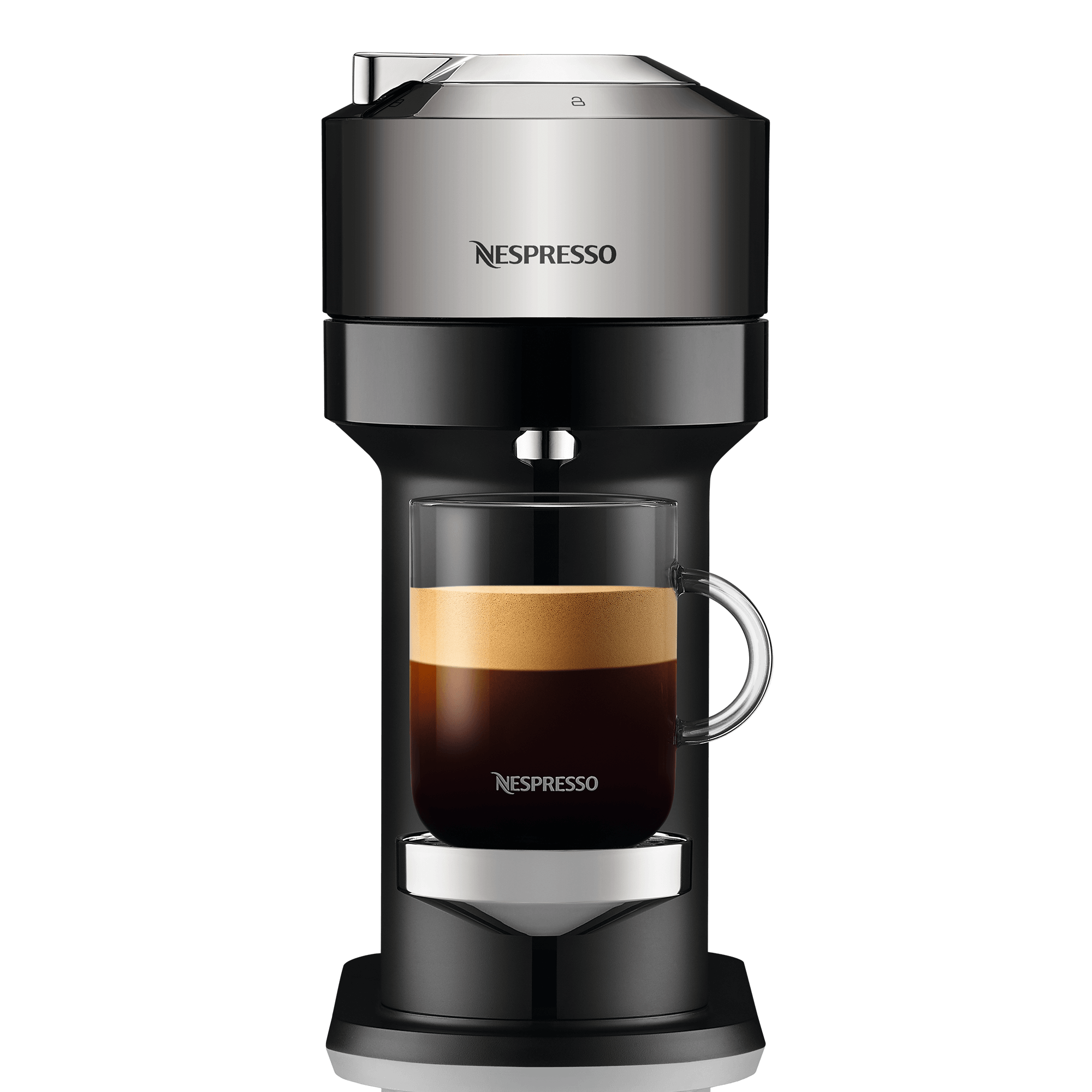 Nespresso Vertuo Next Coffee and Espresso Machine by Breville,1.1 liters,  Dark Chrome