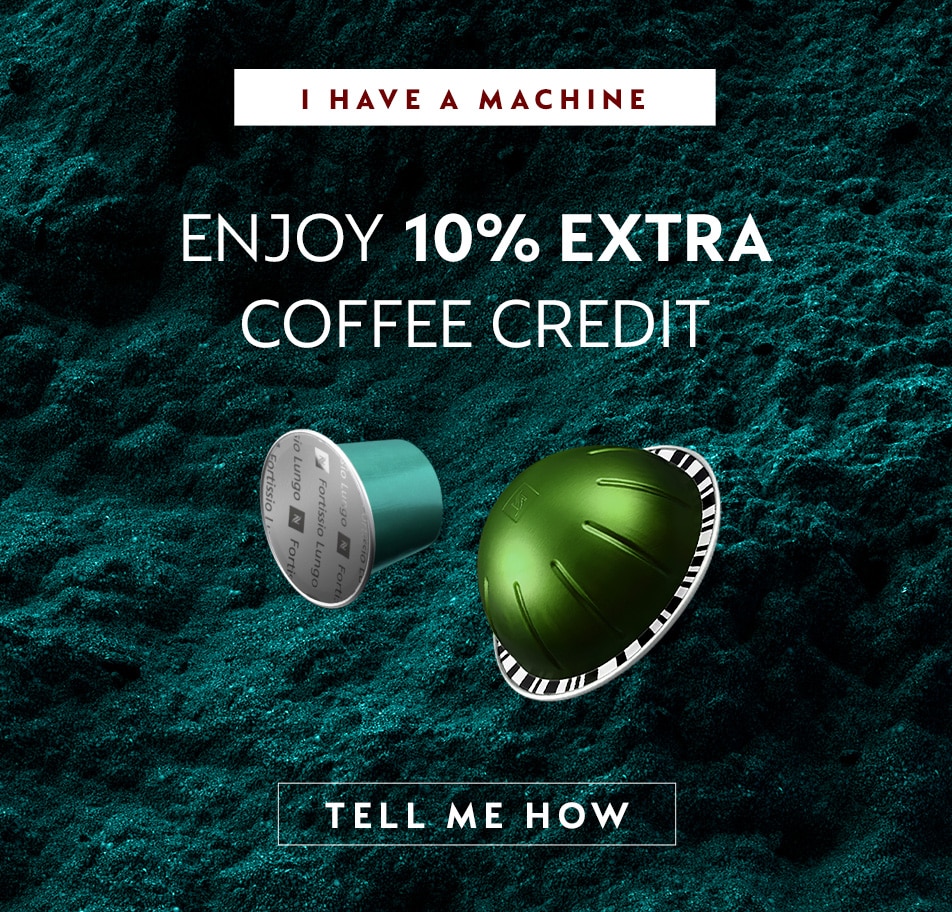 Receive a free gift set and £150 off coffee with your first Nespresso  subscription
