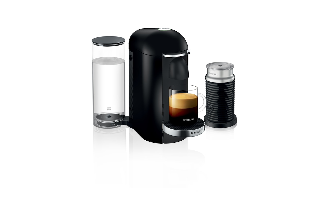 Nespresso - VertuoPlus Deluxe Matte Black - Color : Black
