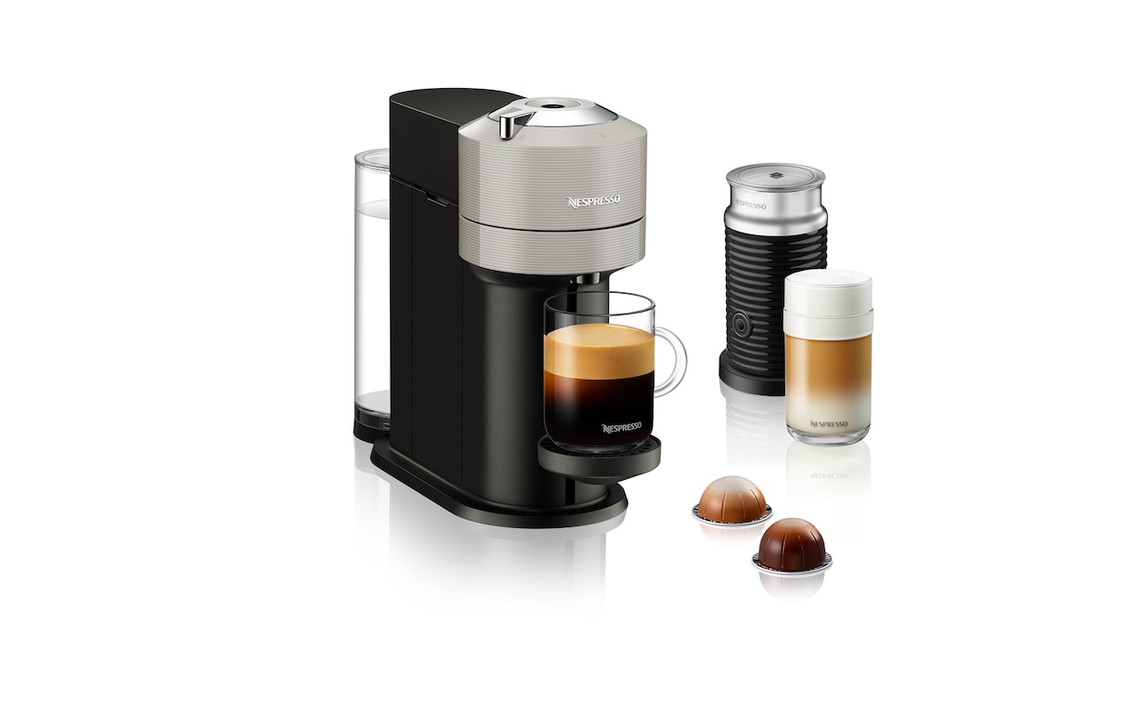 Vertuo Next Light Gray & Milk Bundle Vertuo Coffee Machine | Nespresso USA