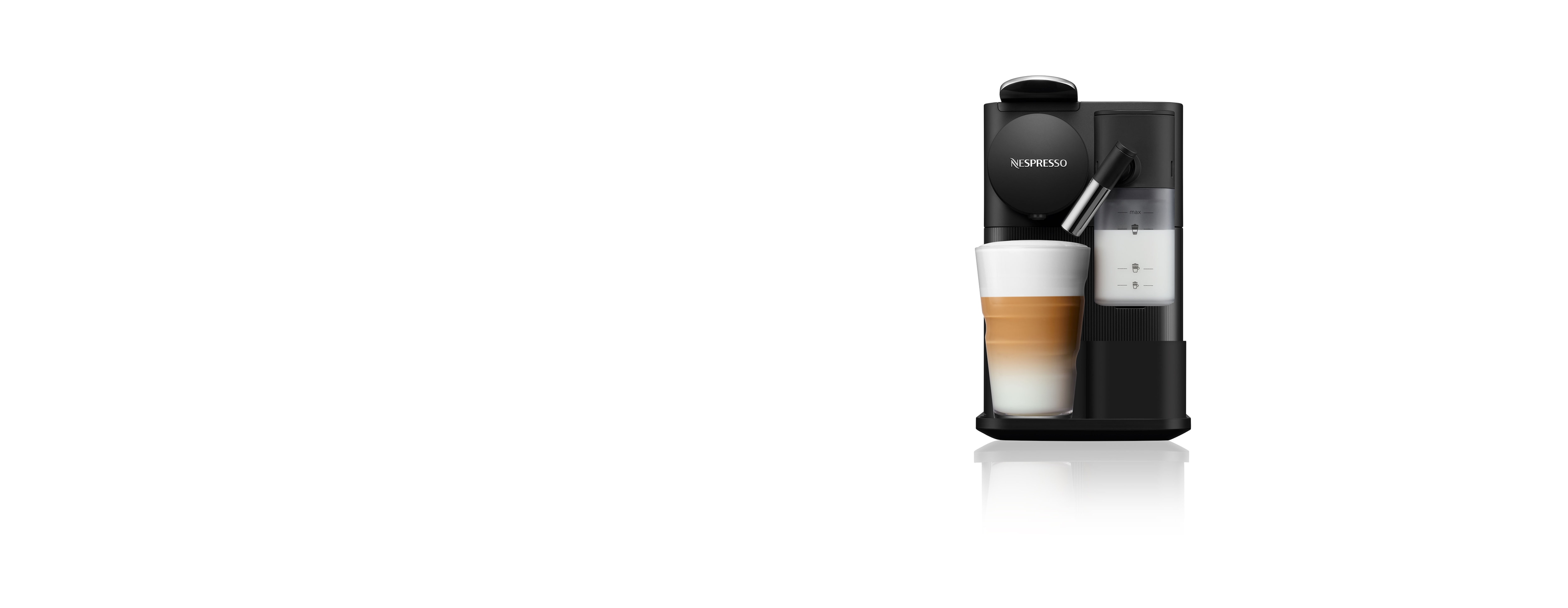 Nespresso Lattissima One EN510.B, Macchina da caffè di De'Longhi, Sistema  Capsule Nespresso, Serbatoio acqua 1L, Nero : : Casa e cucina