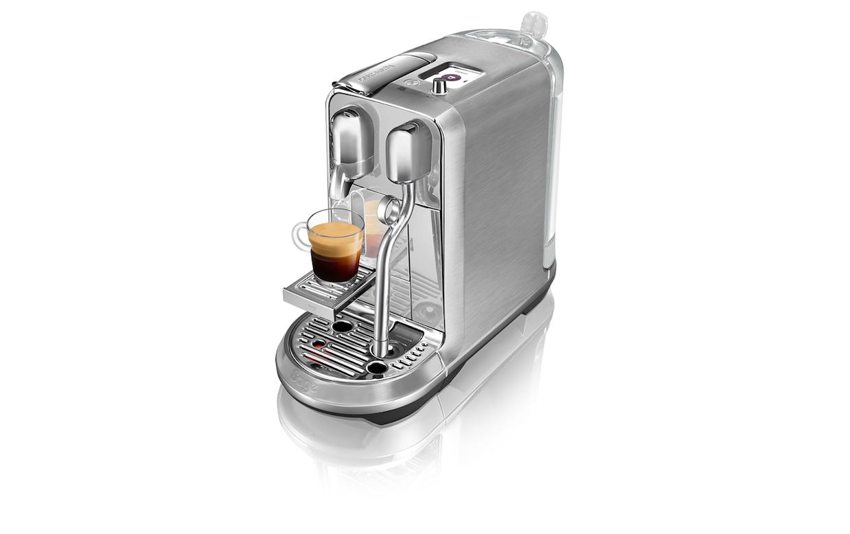 Metallic Kaffeemaschine Creatista | Nespresso | Plus