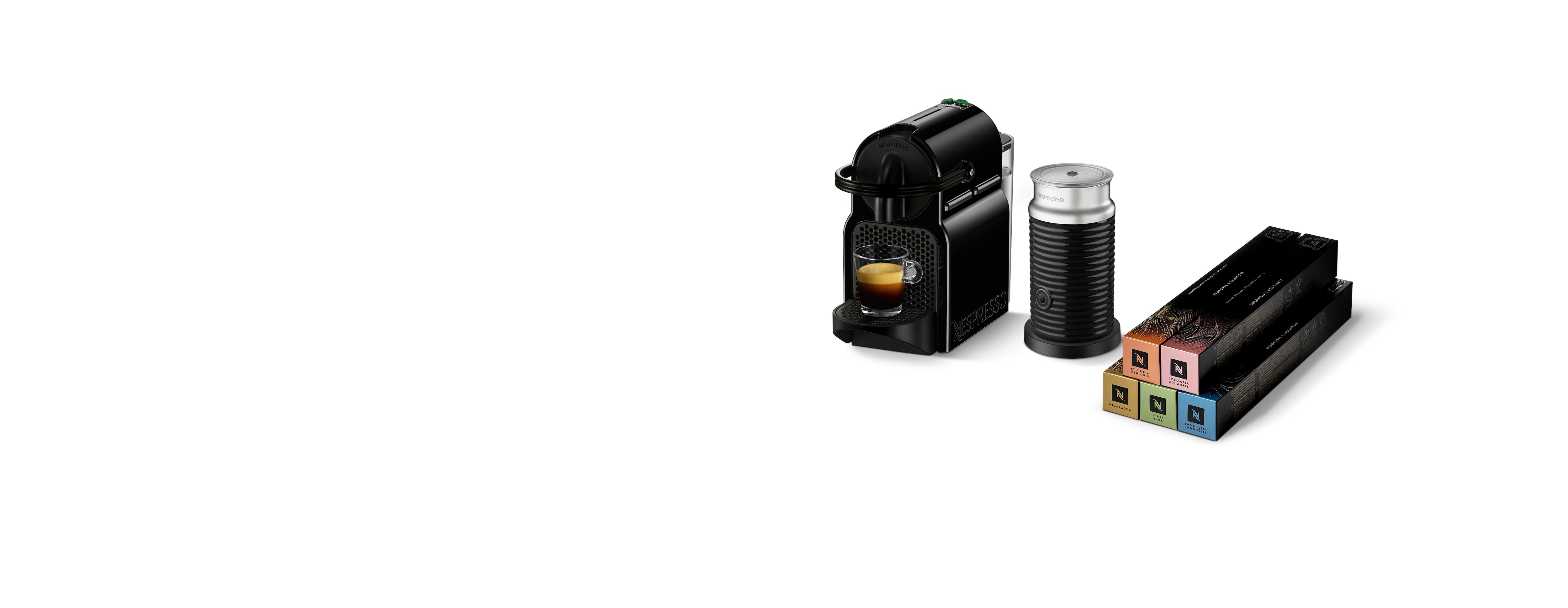 Nespresso inissia 2025 and aeroccino 3