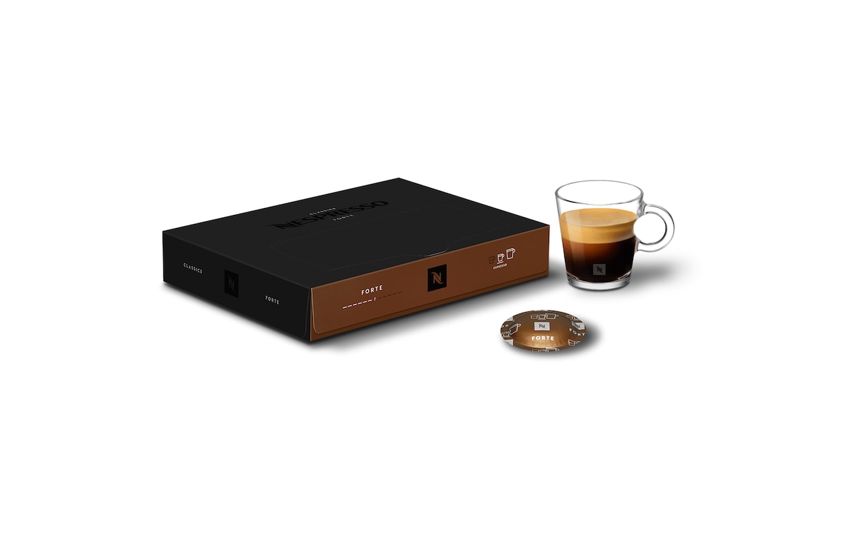 Capsules Pro Nespresso – 50 x Lungo Forte – Original – Pour systèmes Nespresso  Pro : : Epicerie