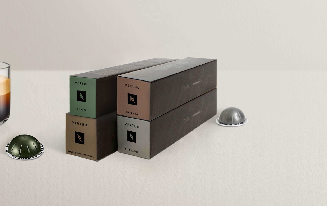 Nespresso Intelligent Coffee Capsule Packaging.