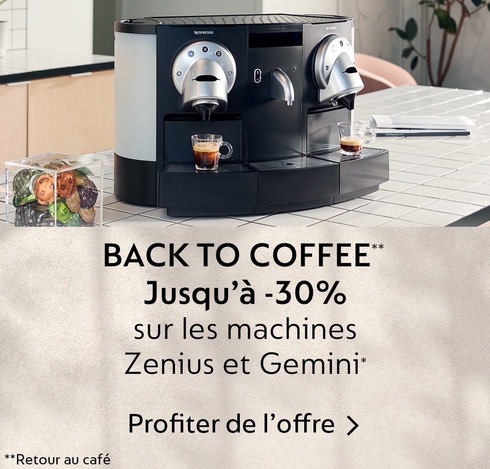 Location machine à café NespressoⓇ Gemini 100