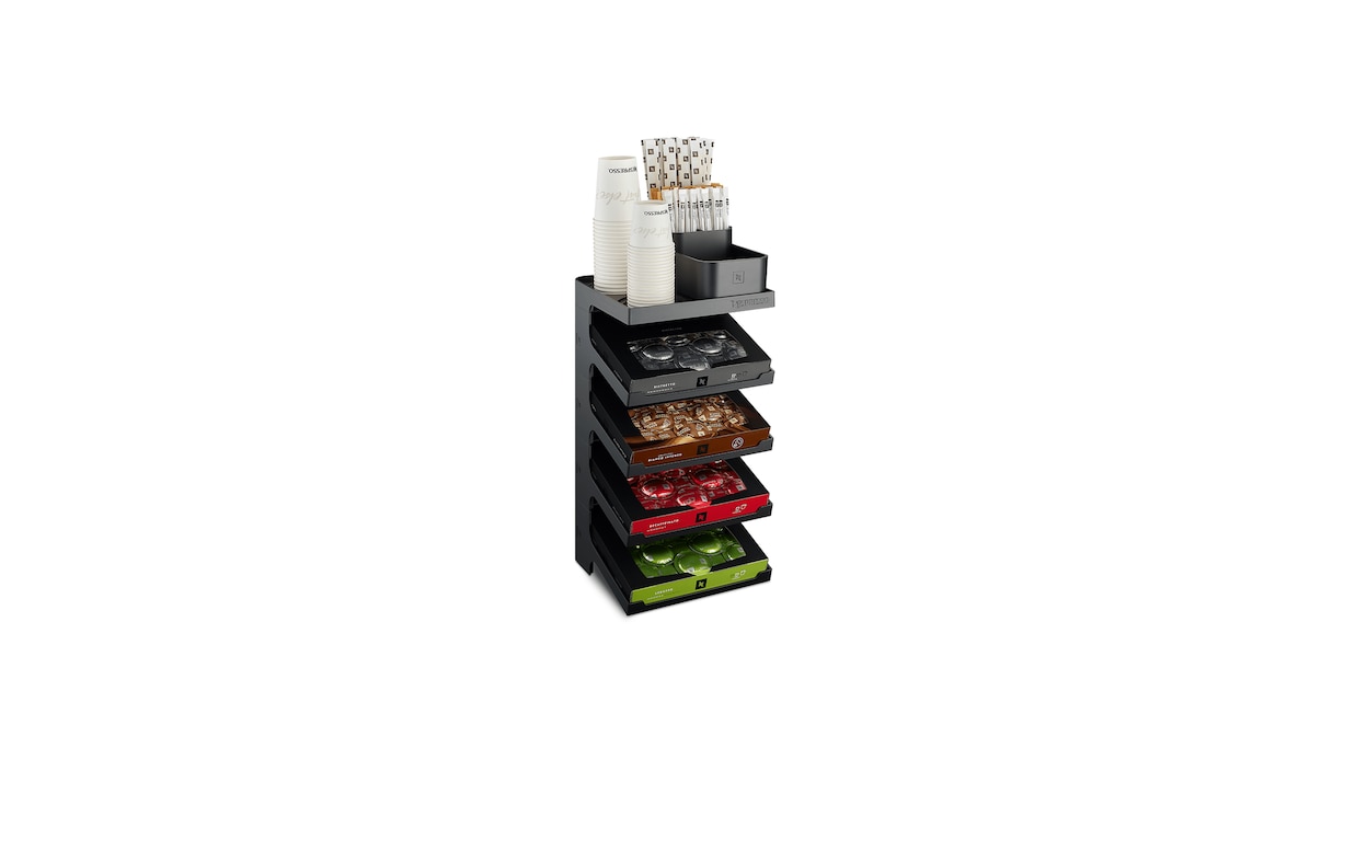 Dispensador de cápsulas de café, Torre dispensadora de soporte para  almacenamiento de cápsulas Nespresso - AliExpress