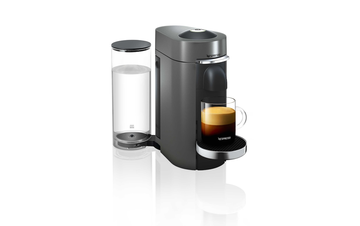  Nespresso Vertuo POP+ Deluxe Coffee and Espresso Machine by  Breville with Milk Frother, Titan Medium: Home & Kitchen