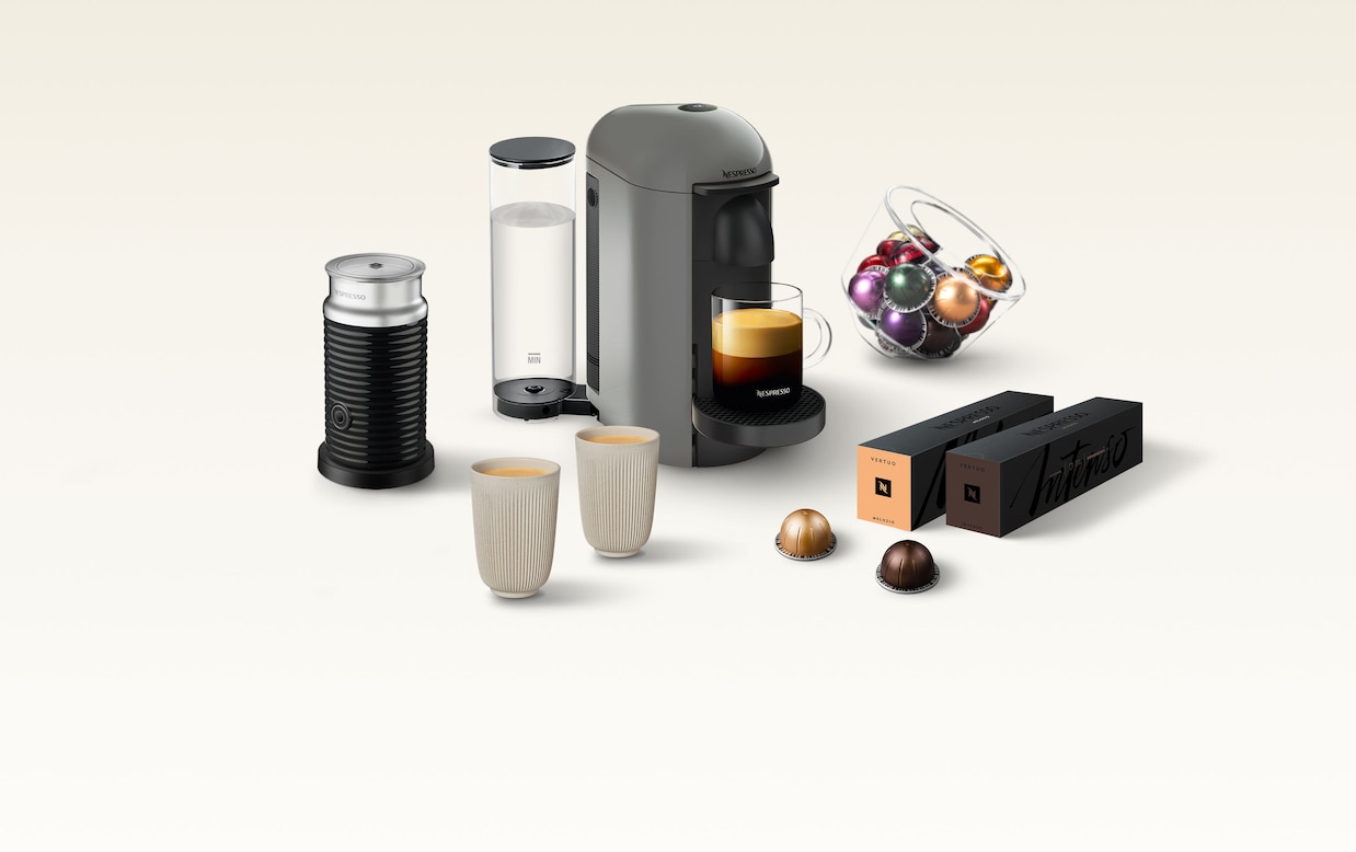 Nespresso Vertuo Line Starter Pack Coffee Machine Capsules Pods Popular  Flavour