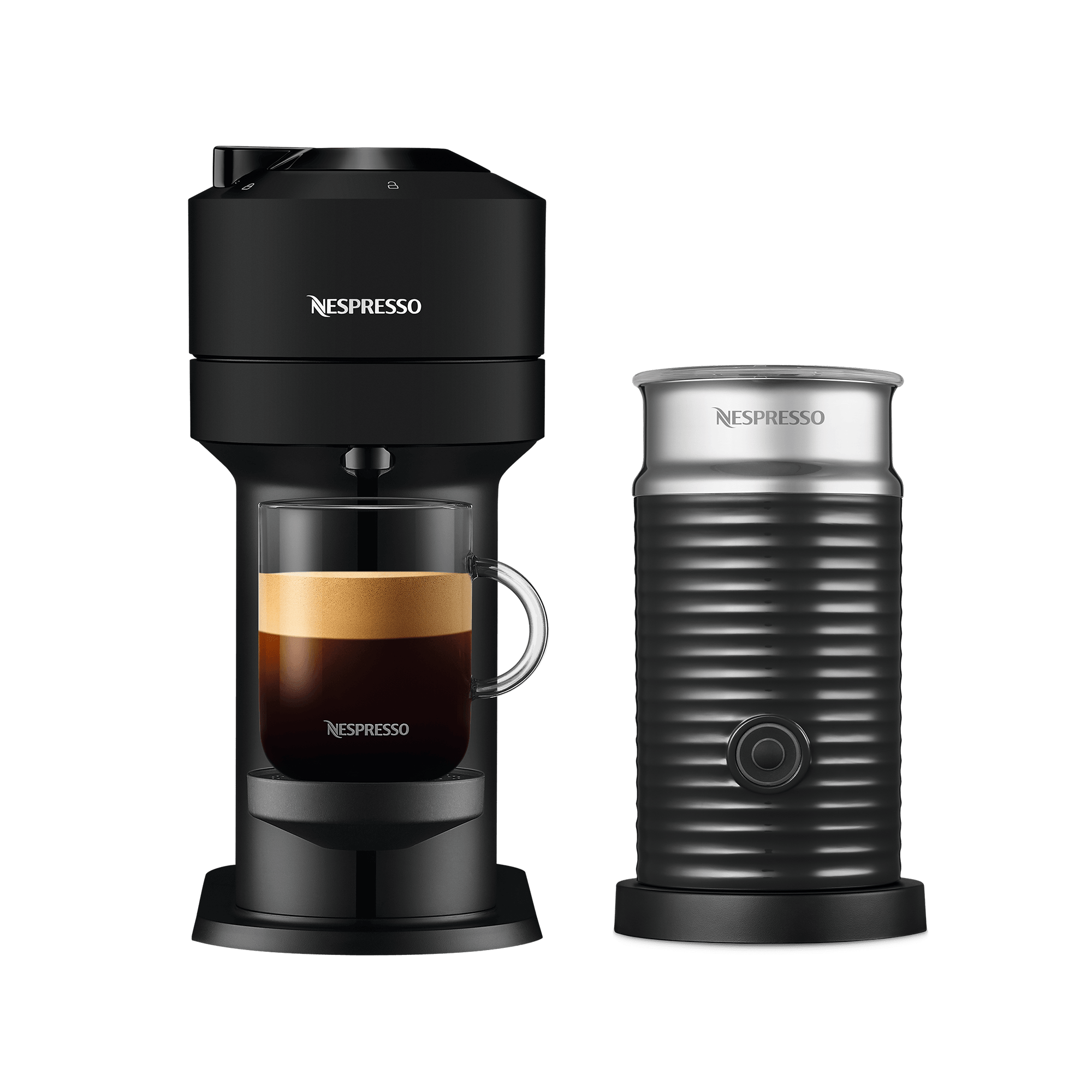 Vertuo Next & Aeroccino Matte Black