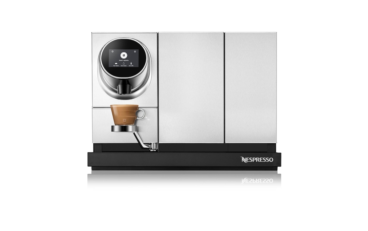  Nespresso Professional Coffee Maker Starter Bundle, Zenius  Professional Coffee Machine, Presentation Box for Nespresso Capsules,Black  and Silver: Home & Kitchen
