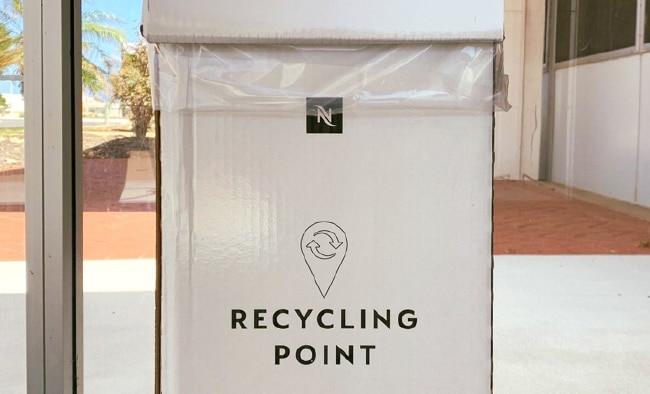 nespresso recycling collection points