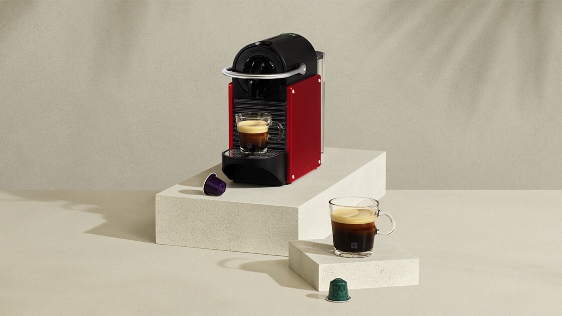 Nespresso pixie shop red