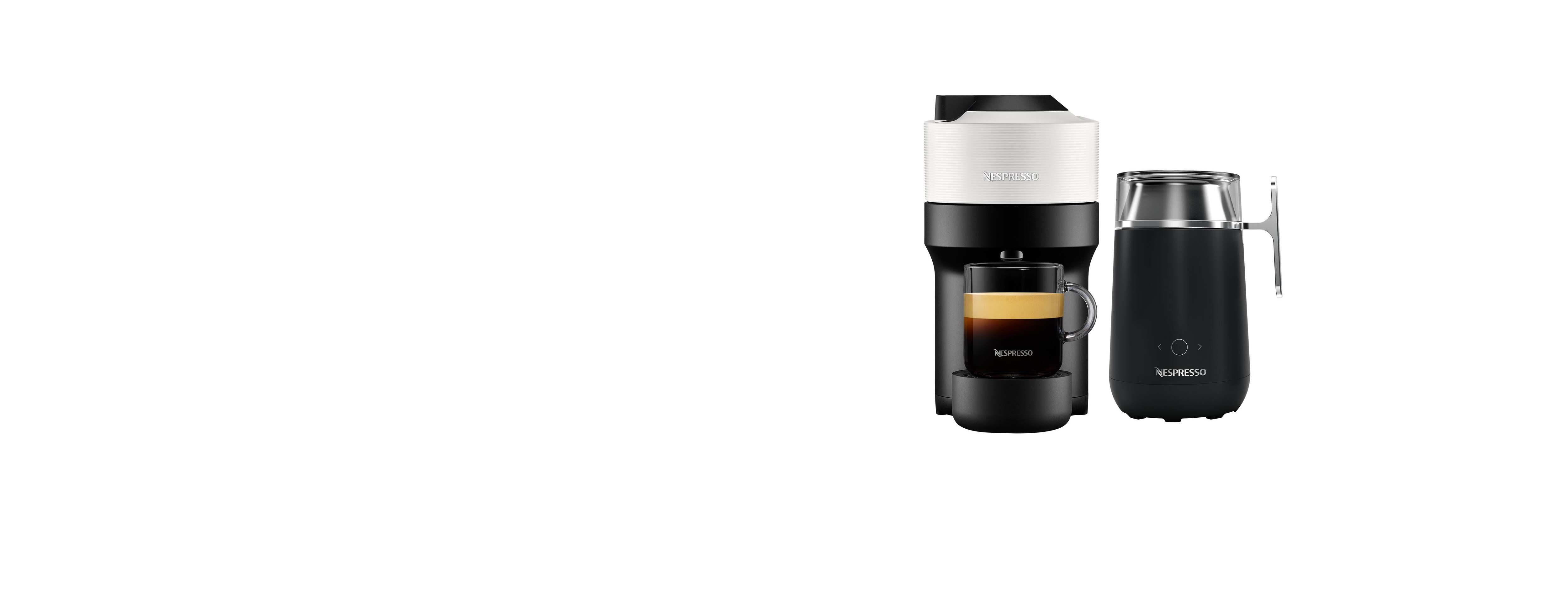 Nespresso Vertuo Pop Coffee Pod Machine, Coconut White 