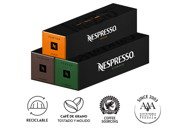 Assortiment de capsules de café Nespresso Vertuoline - Les meilleures  ventes: 1 pochette de Stormio, 1 pochette d'Odacio et 1 [253] - Cdiscount  Au quotidien