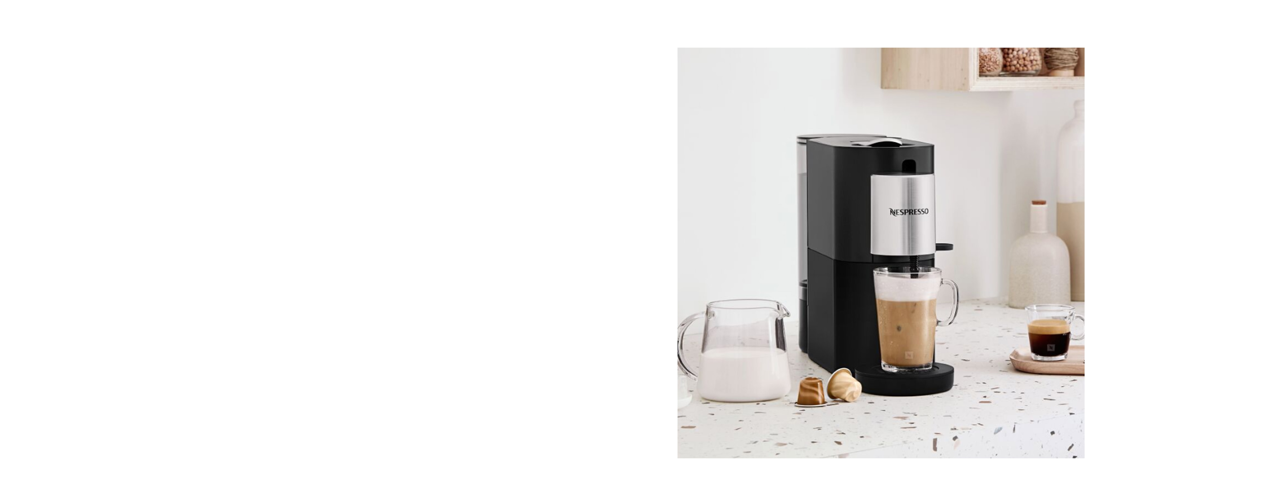 Atelier KRUPS » Coffee machine with milk | Nespresso