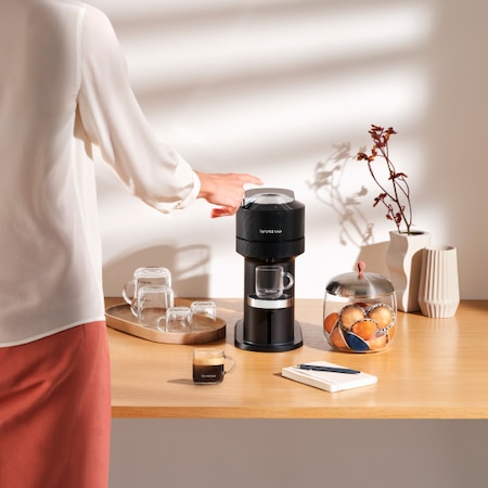 Nespresso Vertuo Next Premium Coffee and Espresso Machine by Breville,  Classic Black 