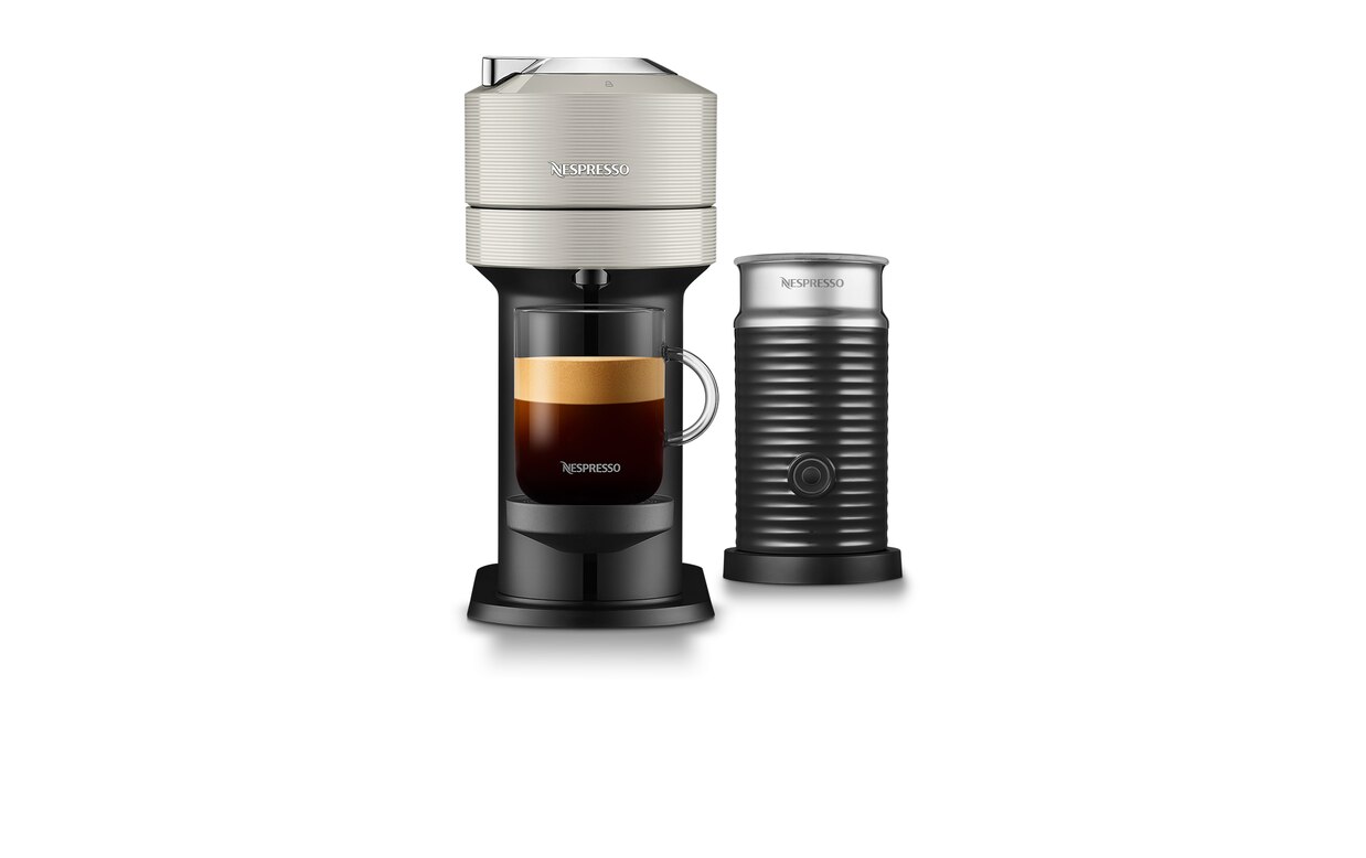 Cafetera Nespresso Next Light Gray + Espumador Aeroccino3 + Cápsulas |  Sam's Club