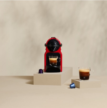 Nespresso Inissia C40 in Red and Aeroccino Plus – Whole Latte Love