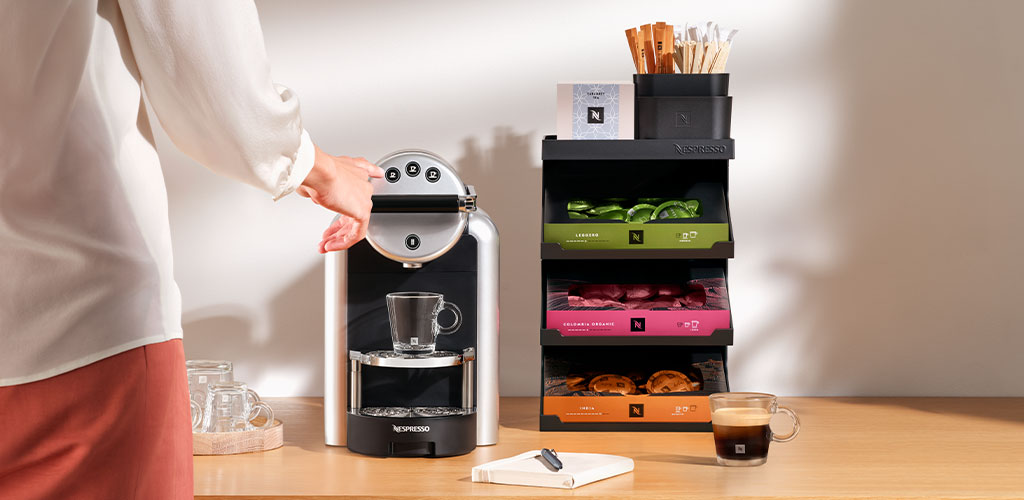 NESPRESSO Professional Zenius Coffee Machine, Includes 50 Coffee Capsu –  zertor