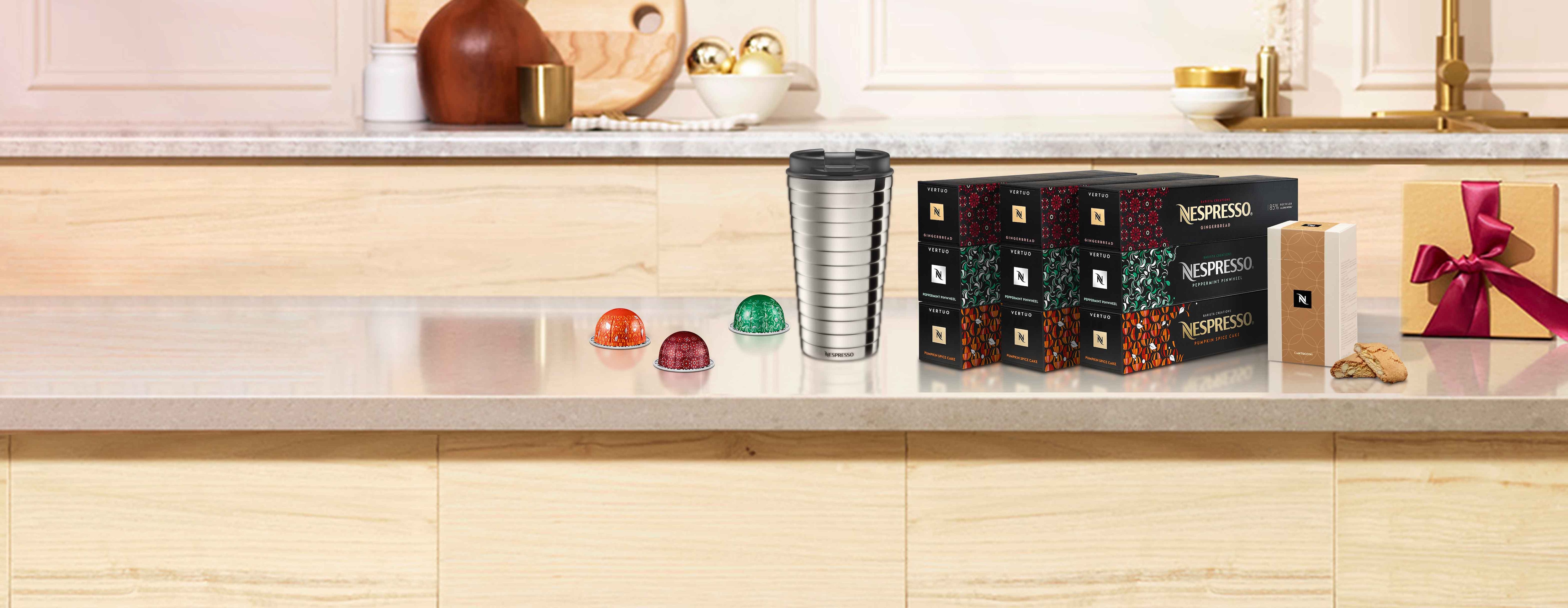 Nespresso shop holiday flavors